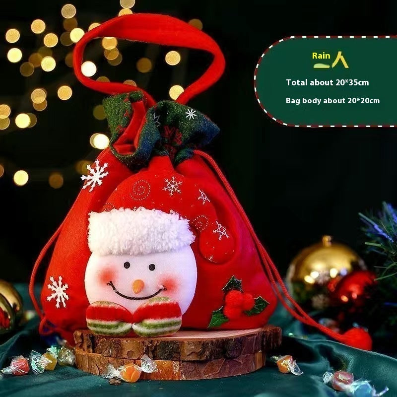Christmas Children Gift Bag - Festive Candy Packaging for Kids