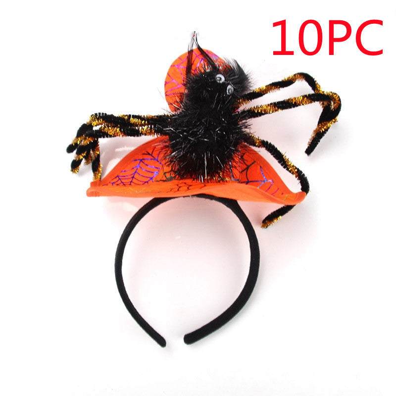 Halloween headband party costume accessory with pumpkin design