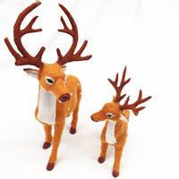 Christmas Deer Simulation Elk Christmas Decorations for Windows | Festive Ornaments