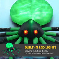 Inflatable Halloween Crawling Spider
