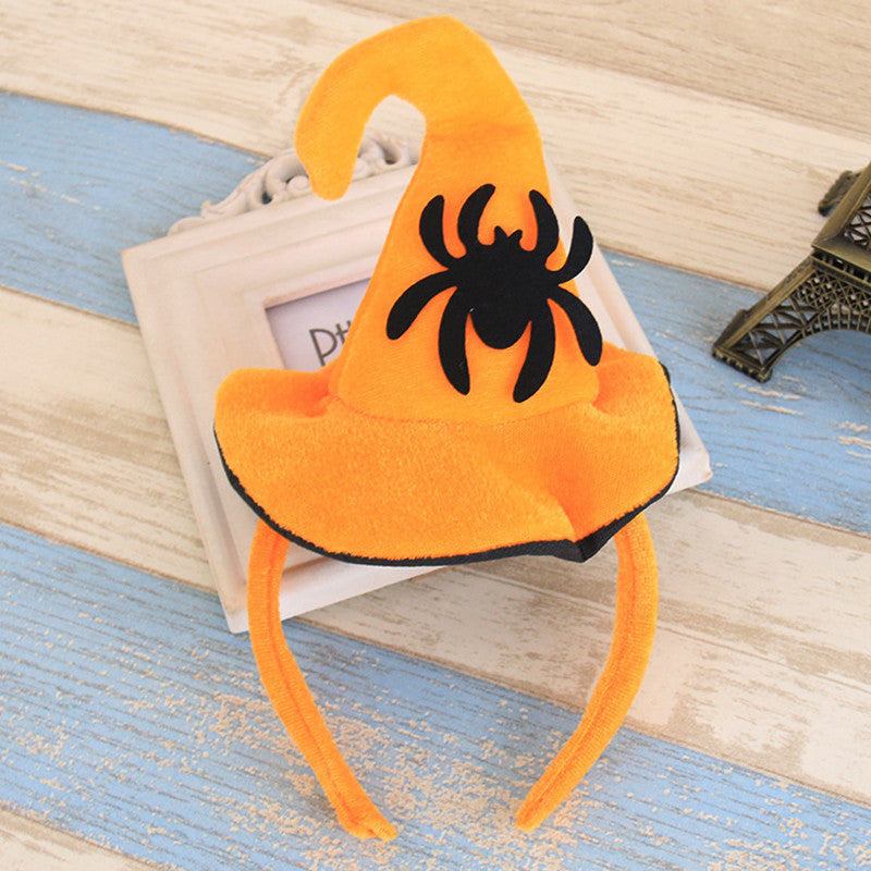 Halloween headband party costume accessory with pumpkin design