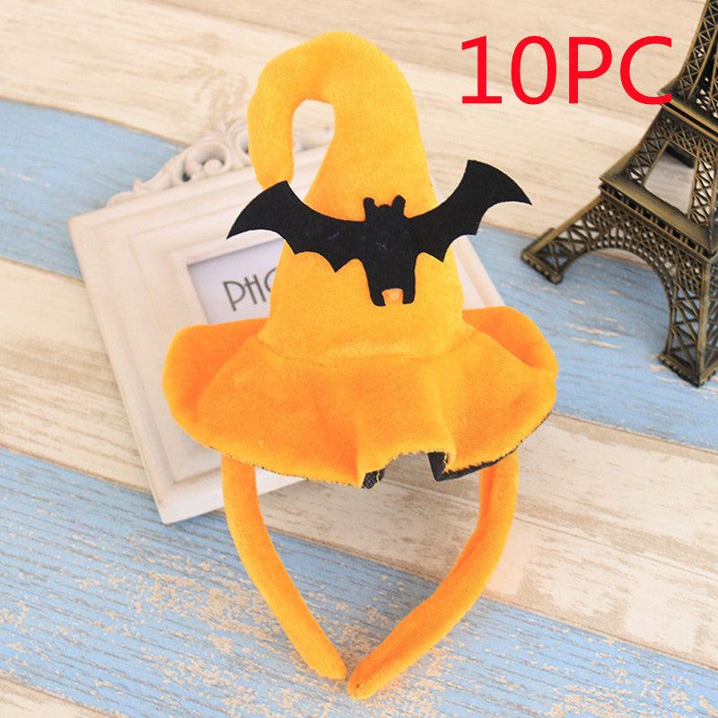 Halloween headband party costume accessory with pumpkin design