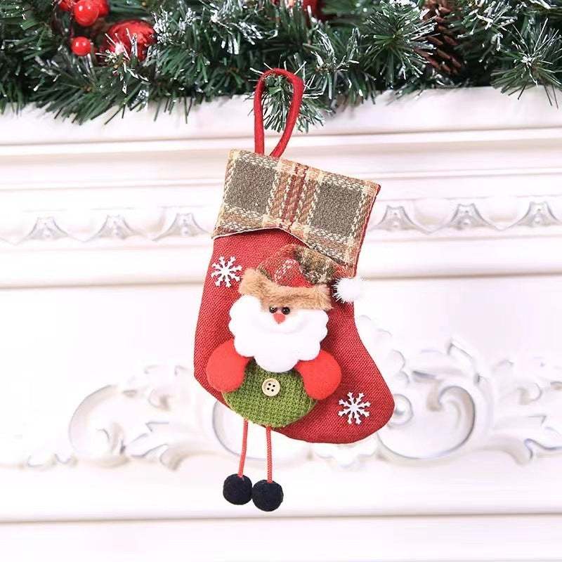 Christmas Decorations hanging stocking gift bag pendant
