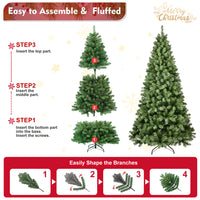 PE, PVC, Green Christmas Tree, Christmas Decorations