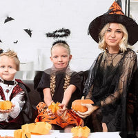 Halloween Bat Cloak worn for party activity