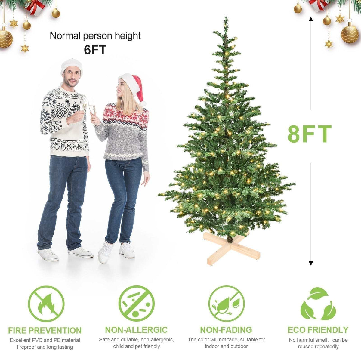 PE PVC Christmas Tree Home Decoration