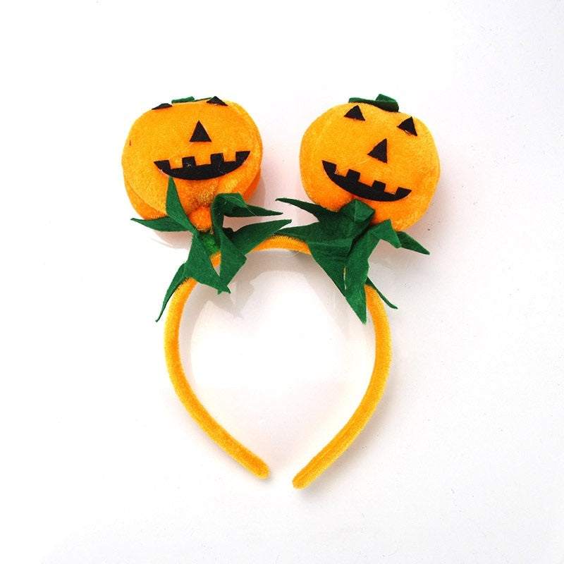 Halloween headband party costume accessory with pumpkin design