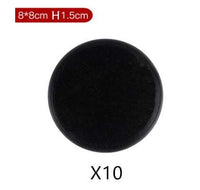 Black spa energy stone hot volcanic massage stone 8x8cm set of 10