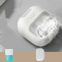 Household automatic heating foot wash basin with steam therapy and massage functions
