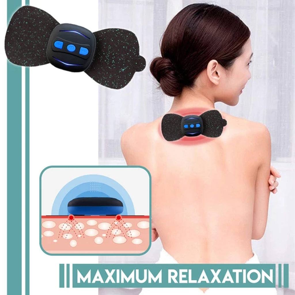 Portable mini neck massager for slimming and muscle soreness relief with USB power and mechanical control