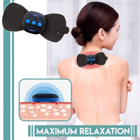 Portable mini neck massager for slimming and muscle soreness relief with USB power and mechanical control