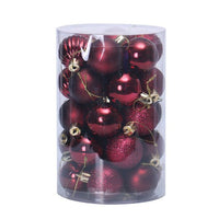34 Christmas Ball Set 4cm – Festive Christmas Ornaments