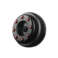 Electric Stone Gua Sha scraping massager in black with red accents, rechargeable with 3-speed settings