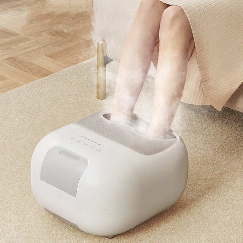 Household automatic heating foot wash basin with steam therapy for home use