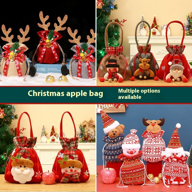 Christmas Children Gift Bag - Festive Candy Packaging for Kids