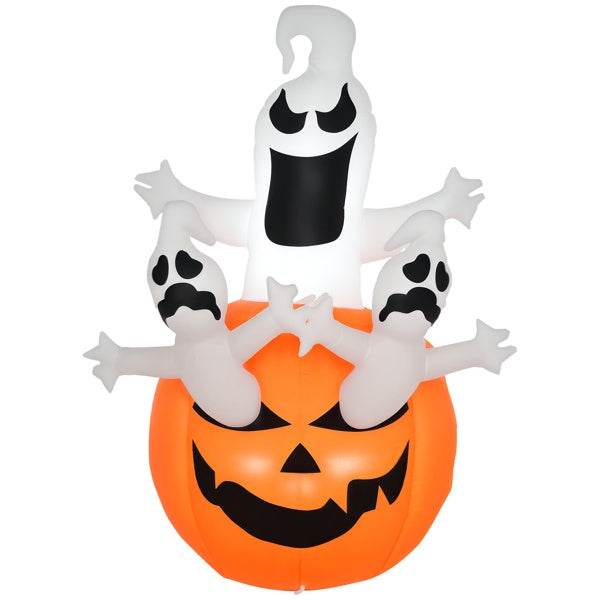   Halloween Decoration - Jack-O-Lantern and Ghosts inflatables