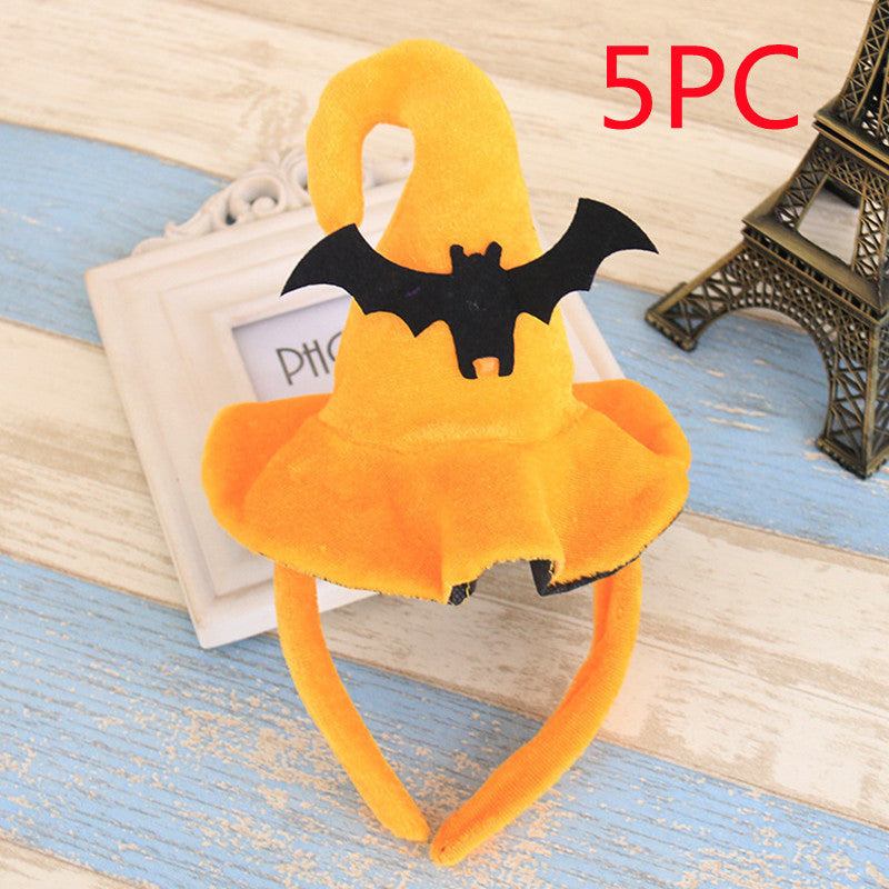 Halloween headband party costume accessory with pumpkin design