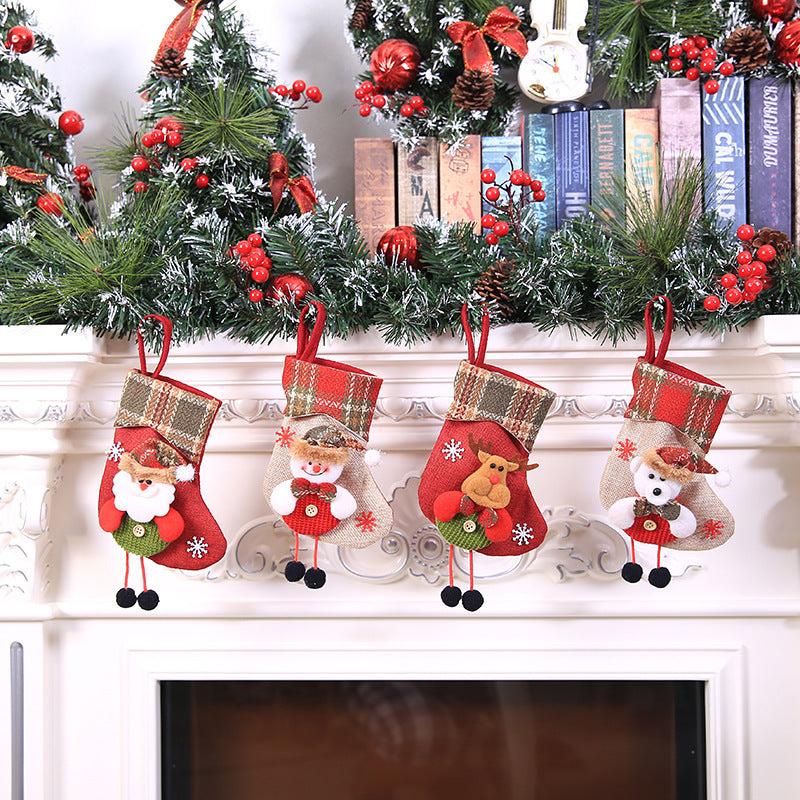 Christmas Decorations hanging stocking gift bag pendant