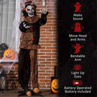 Halloween clown - Halloween decoration - scare trick-or-treaters