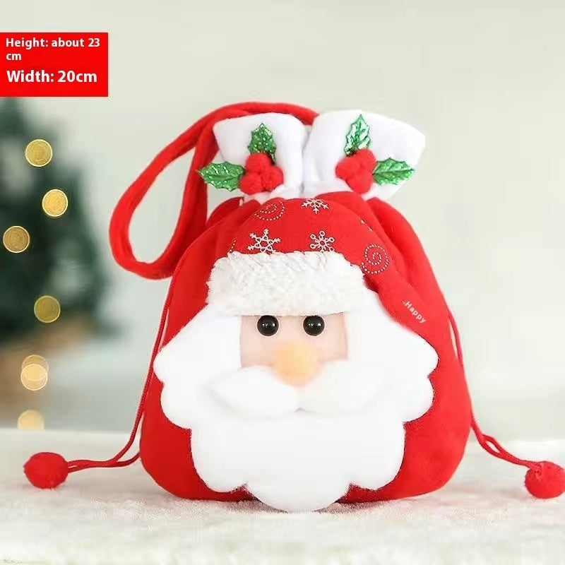 Christmas Children Gift Bag - Festive Candy Packaging for Kids