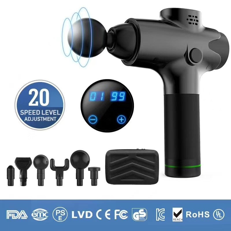 Massage Gun Fitness Equipment Fascia Muscle Recovery Tool